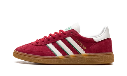 Кроссовки Adidas Handball Spezial, красно-зеленые