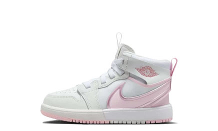Детские кроссовки Jordan Air Jordan 1 Mid RM, бело-красно-розовые