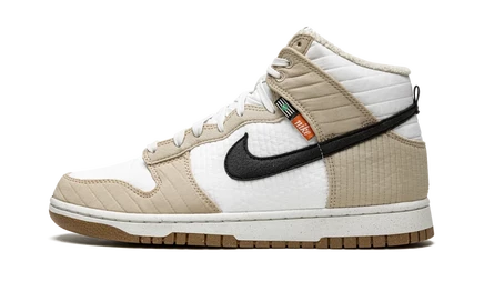 Кроссовки Nike Dunk High Next Nature, коричнево-песочные