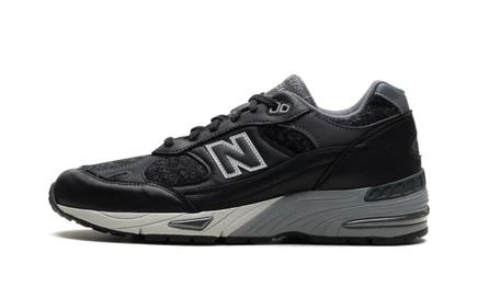 Кроссовки New Balance 991 Harris Tweed, черно-серые