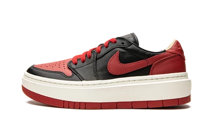 Женские кроссовки Jordan 1 Elevate Low «Bred», черно-красные