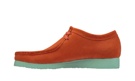 Мокасины Clarks Wallabee, коралловые
