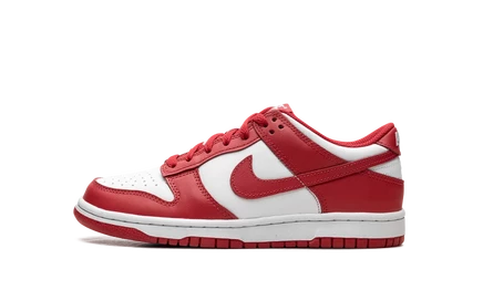 Детская обувь Nike Dunk Low GS, бело-красные
