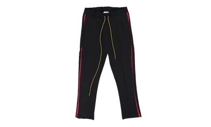 Мужские брюки RHUDE Traxedo RHD-MBTM-0282, черно-бордовые