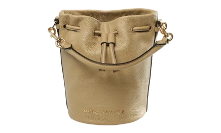 Сумка Marc Jacobs Grooved Webbing Bucket, коричневая