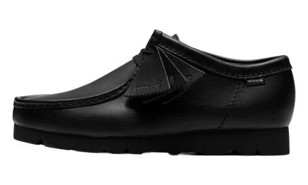 Мужские ботинки Clarks Wallabee Gore-Tex, черные