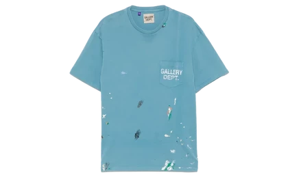 Мужская футболка Gallery Dept. GD270, сине-белая