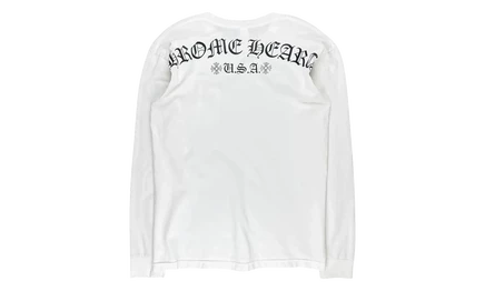 Мужской лонгслив Chrome Hearts U.S.A., белый