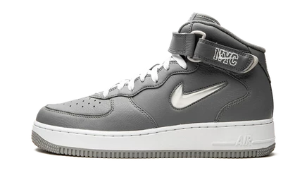 Кроссовки Nike Air Force 1 Mid Jewel NYC, серо-голубые
