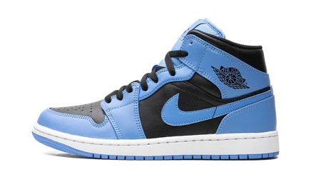 Кроссовки Jordan Air Jordan 1 Mid DQ8426 401, сине-черные