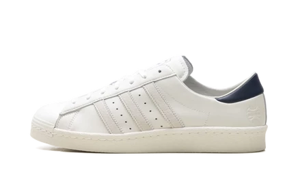 Мужские кроссовки Adidas Superstar Kith x Messi, молочные