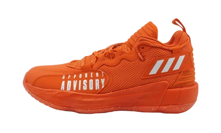 Кроссовки Adidas DAME 7 EXTPLY GW7899, оранжевые