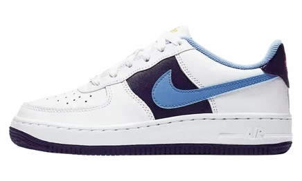 Детские кроссовки Nike Air Force 1 LV8, бело-фиолетовые