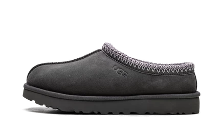 Тапочки Ugg Tasman, антрацит/сиреневые