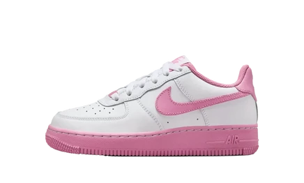 Кроссовки Nike Air Force 1 Low GS, белые с розовым