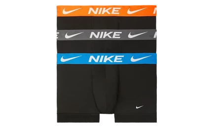 Мужские трусы-боксеры Nike Dri-Fit Essential, 3 шт., черные/синие