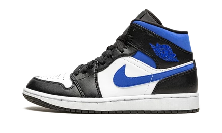 Кроссовки Jordan Air Jordan 1 Mid, голубые/черные/белые