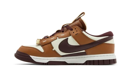 Кроссовки Nike Dunk Low Jumbo Light British Tan, коричневые