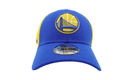 Унисекс-бейсболка New Era 39THIRTY Warriors, синяя/желтая