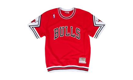 Мужская футболка Mitchell & Ness Chicago Bulls 87-88, алая