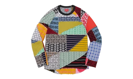 Унисекс-рубашка Supreme Patchwork Jacquard, многоцветная