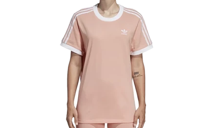 Футболка Adidas Originals 3-Stripes, пыльно-розовая