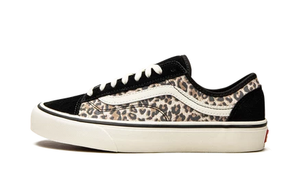 Унисекс кеды Vans Style 36, с принтом гепарда