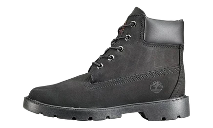 Детские ботинки Timberland 6 Inch Classic из водонепроницаемой кожи, черные