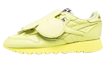 Кроссовки Reebok Classic Leather, серо-зеленые