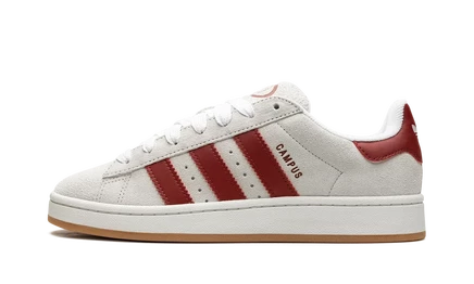 Женские кроссовки Adidas Campus 00s JQ7783, кристально-белые/рубиновые