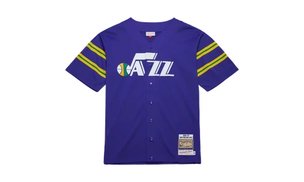 Мужская футболка Mitchell & Ness Jazz 1974, фиолетовая