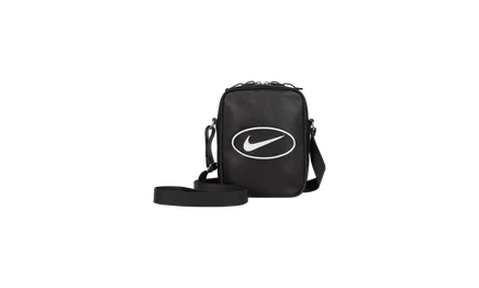 Сумка наплечная Supreme Nike Leather SS25, черная