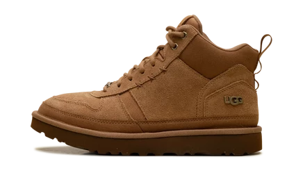 Кроссовки UGG Highland Hi, каштановые из замши