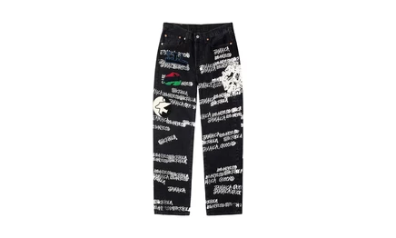 Джинсы Stussy x Denim Tears TTL 501, черные