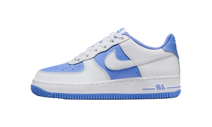 Кроссовки Nike Air Force 1 Low GS, бело-голубые