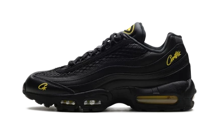 Кроссовки nike air max 95 corteiz, медово-черные