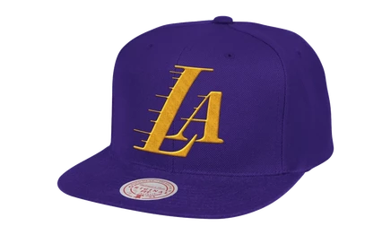 Мужская кепка Mitchell & Ness Los Angeles Lakers, фиолетовая