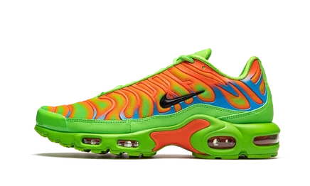 Кроссовки Nike Air Max Plus TN Supreme, зелено-оранжевые