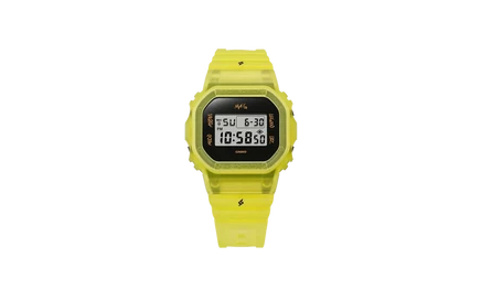 Унисекс часы Casio J Balvin DWE5600JB, желто-черные
