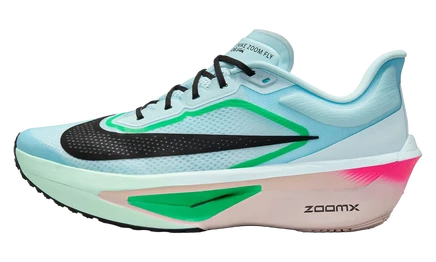 Мужские беговые кроссовки Nike Zoom Fly 6, голубо-розовые