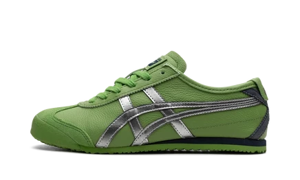 Кеды Onitsuka Tiger Mexico 66 1183A201 305, зеленые и серебристые
