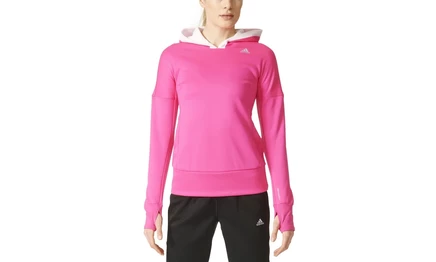 Худи Adidas Response Climawarm Astro, шок-розово-белая