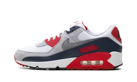 Кроссовки Nike Air Max 90, белый/серый/красный