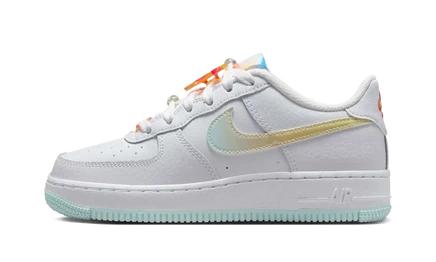 Детские кроссовки Nike Air Force 1 Low LV8, белые/голубые