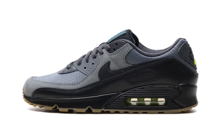 Мужские кроссовки Nike Air Max 90, серо-черные