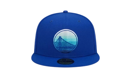 Унисекс кепка New Era 59FIFTY Уорриорз Gradient, синяя
