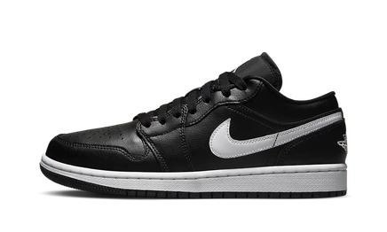 Женские низкие кроссовки Jordan 1 Low DV0990, черно-белые