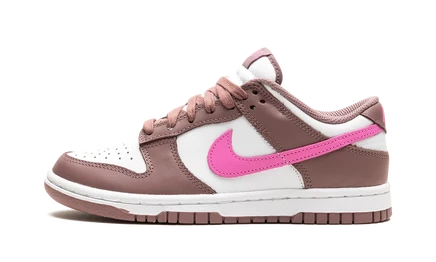Женские кеды Nike Dunk Low, пыльно-розовые