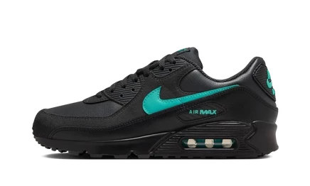 Кроссовки Nike Air Max 90, черно-бирюзовые