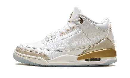 Кроссовки Air Jordan 3, шампань/перламутровые